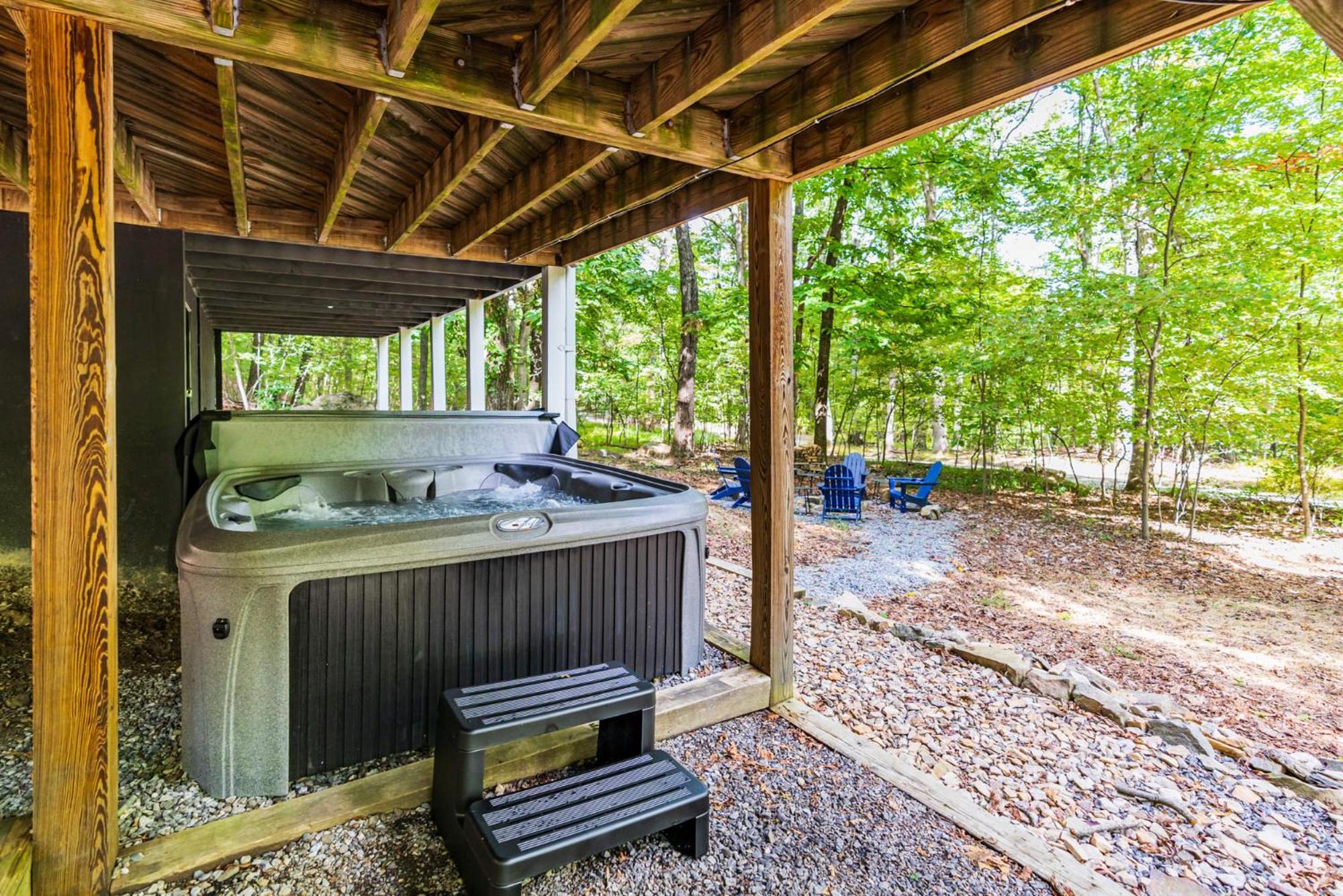 Modern W Fire Pit Deck, Grill & Hot Tub Villa Berkeley Springs Buitenkant foto
