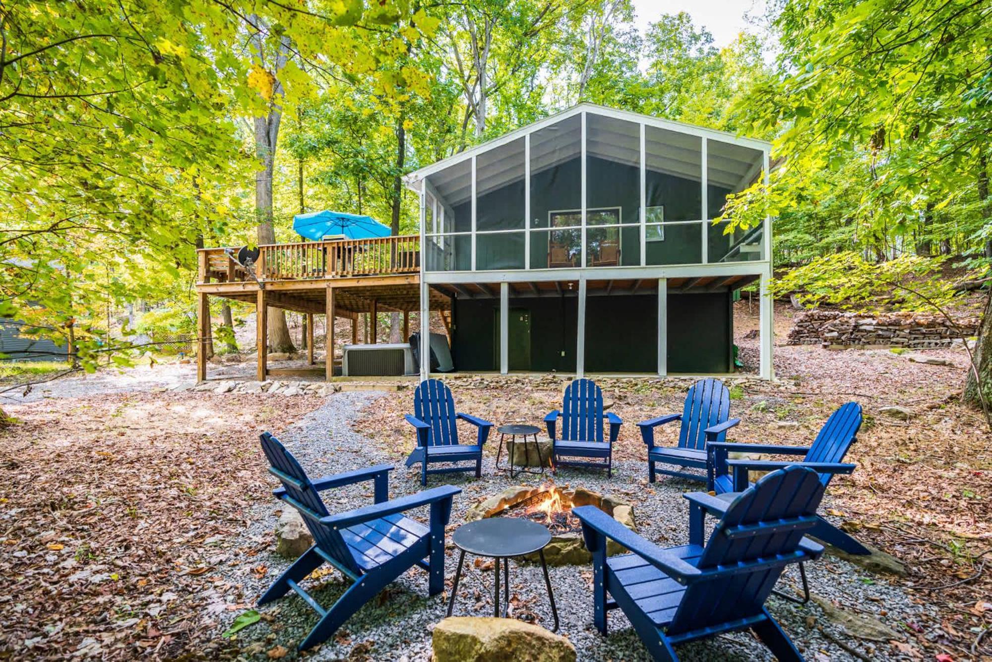 Modern W Fire Pit Deck, Grill & Hot Tub Villa Berkeley Springs Buitenkant foto